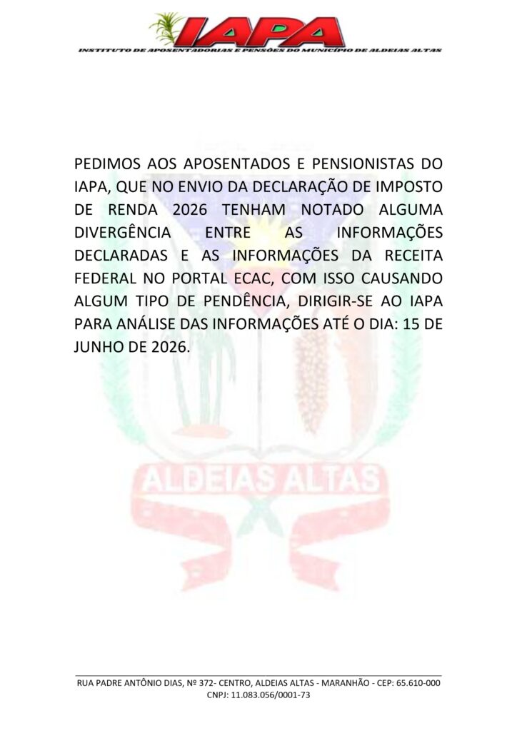 ATENÇÃO